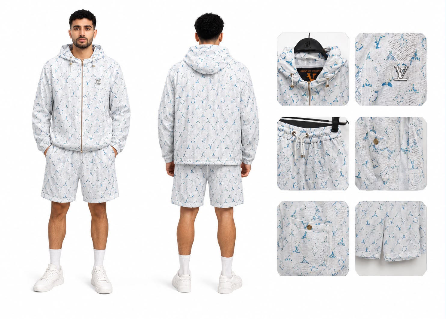Men’s Hooded Shorts Set